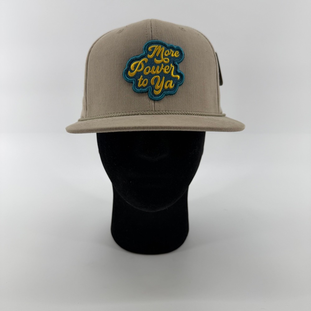 NWT Richardson Umpqua Hat Mens OSFM Tan Corduroy More Power‎ to Ya Snapback Cap